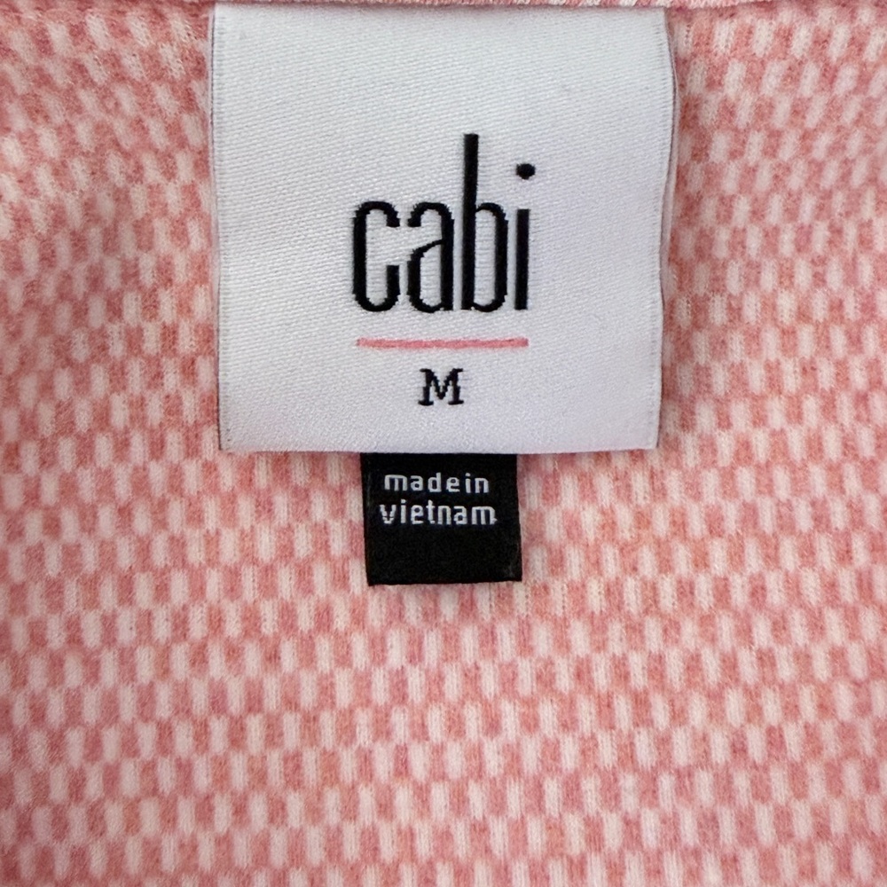 CAbi "Take 5 Topper" Light Pink Trench Coat - Picture 6 of 12